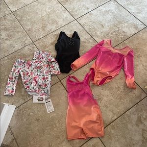 Leotards size 6 girls barely worn like new